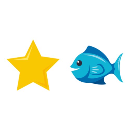 ⭐🐟 Emoji Domain EmojiOne rendering